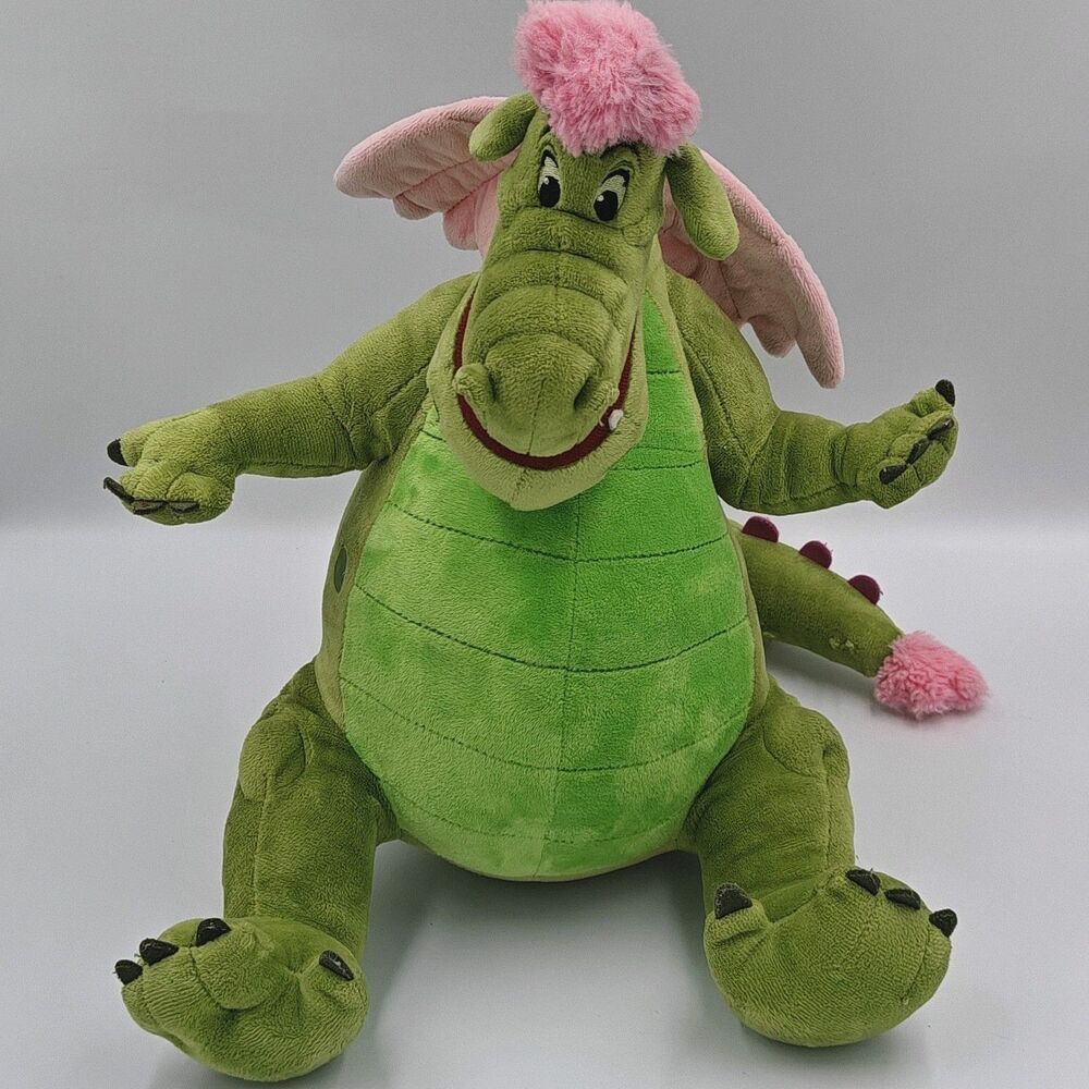 Elliott Pete's Dragon Authentic Disney Store 14" Plush Puff Classic Green